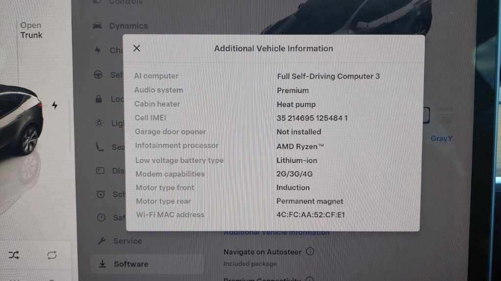 
								Tesla Model Y LR AWD EAP full									
