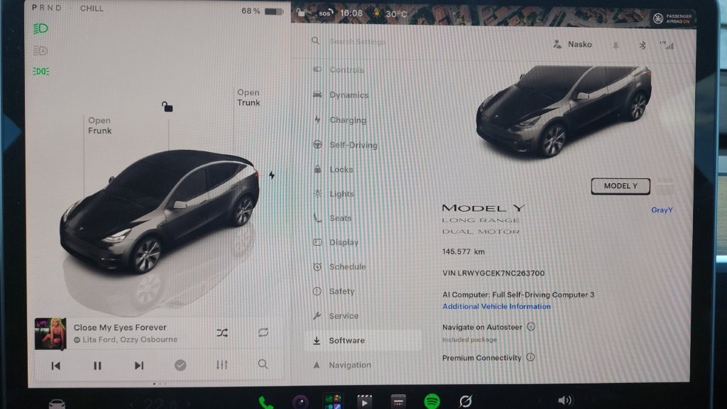 
								Tesla Model Y LR AWD EAP full									